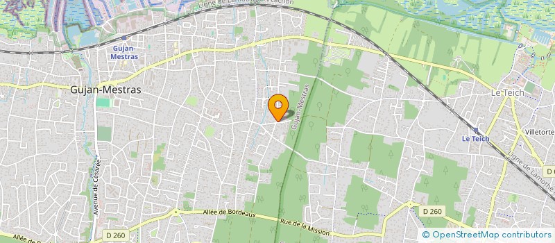 localisation de l'entreprise SCI LES TEMPLIERS  GUJAN-MESTRAS