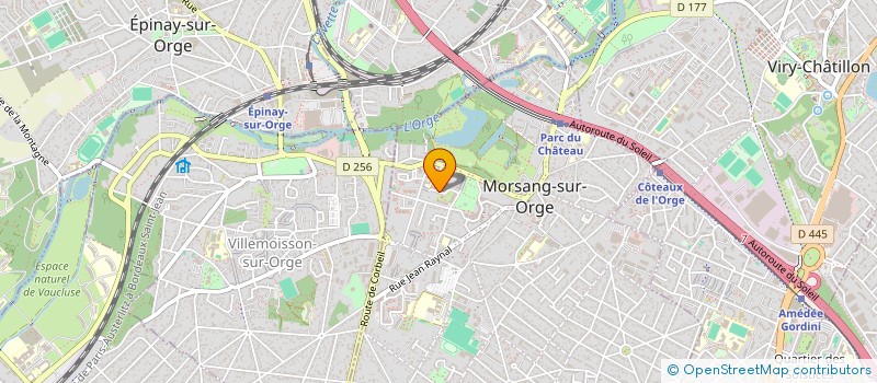 localisation de l'entreprise SCI LES TEMPLIERS à MORSANG-SUR-ORGE