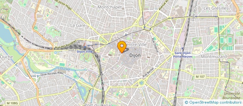 localisation de l'entreprise SCI LES TEMPLIERS à DIJON