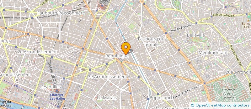 localisation de l'entreprise SCI LES TEMPLIERS  PARIS