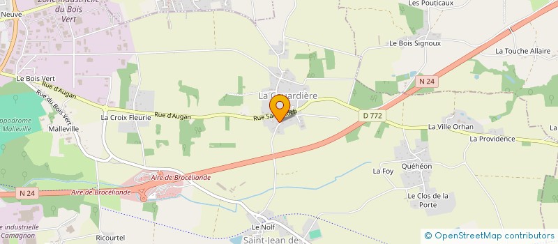 localisation de l'entreprise SCI LES TEMPLIERS  PLOERMEL