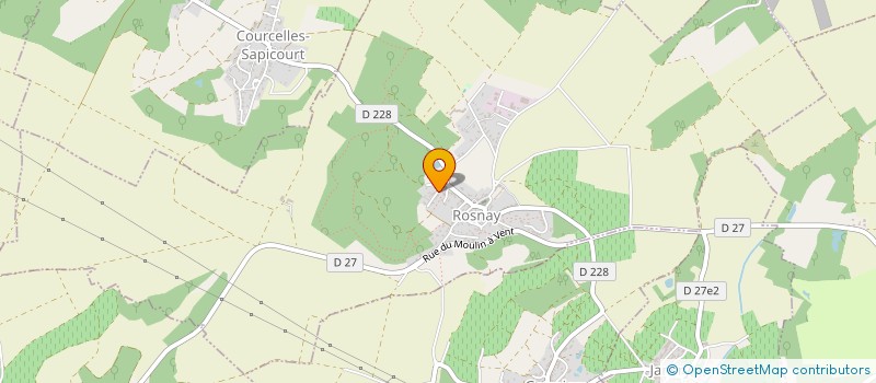 localisation de l'entreprise SCI LES TENDONNIERES à ROSNAY