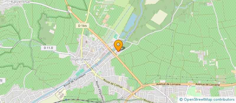 localisation de l'entreprise SCI LES TERRASES DE LA FECHT  INGERSHEIM