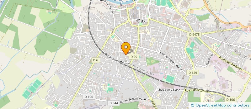 localisation de l'entreprise SCI LES TERRASSES à DAX