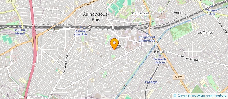 localisation de l'entreprise SCI LES TERRASSES à AULNAY-SOUS-BOIS