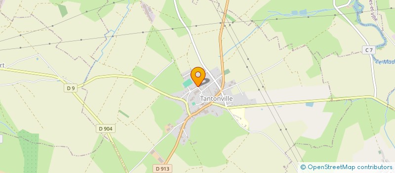 localisation de l'entreprise SCI LES TERRASSES  TANTONVILLE