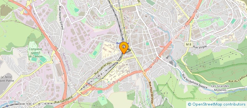 localisation de l'entreprise SCI LES TERRASSES  SAINT-ETIENNE