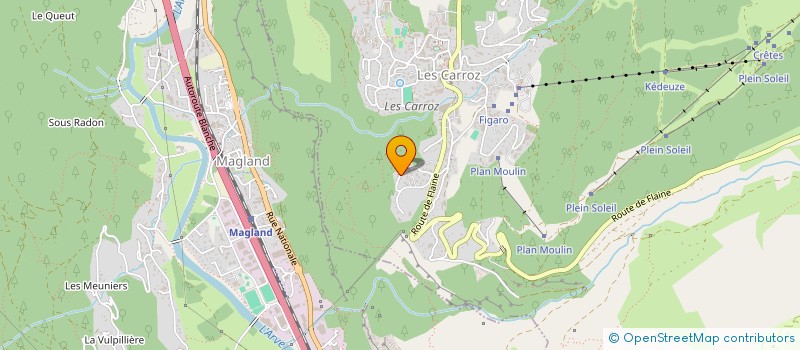 localisation de l'entreprise SCI LES TERRASSES D'HELIOS  ARACHES-LA-FRASSE