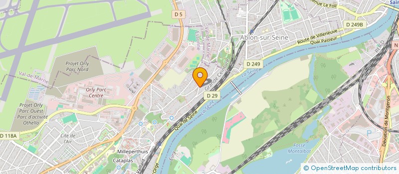 localisation de l'entreprise SCI LES TERRASSES DE CARON à ATHIS-MONS