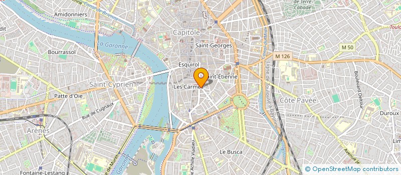 localisation de l'entreprise SCI LES TERRASSES DE DIANE à TOULOUSE