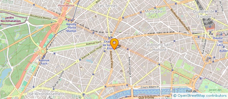 localisation de l'entreprise SCI LES TERRASSES DE DORNACH à PARIS