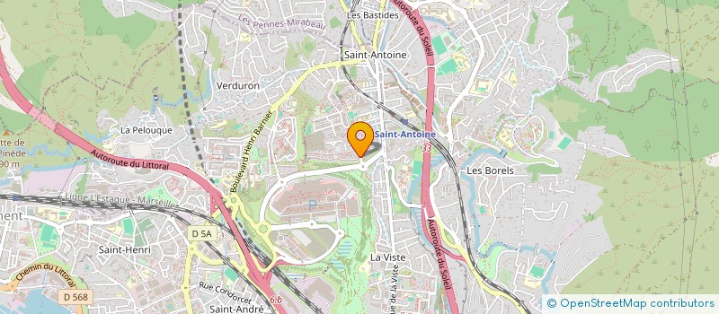 localisation de l'entreprise SCI LES TERRASSES DE GAYA à MARSEILLE