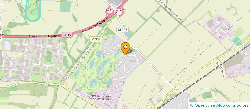 localisation de l'entreprise SCI LES TERRASSES DE L'ILL  LA WANTZENAU