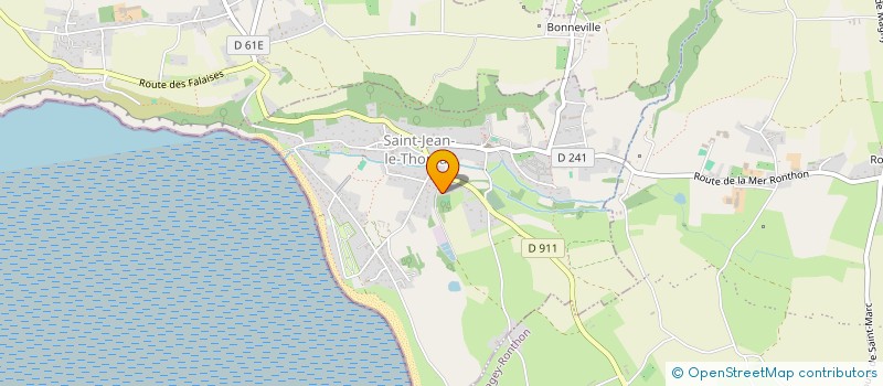 localisation de l'entreprise SCI LES TERRASSES DE LA BAIE  SAINT-JEAN-LE-THOMAS