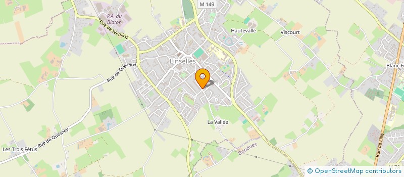 localisation de l'entreprise SCI LES TERRASSES DE LA MARNE  LINSELLES