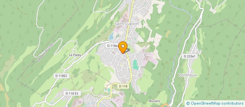 localisation de l'entreprise SCI LES TERRASSES DE LAUCONNE  COTEAUX DU LIZON