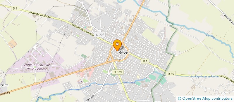 localisation de l'entreprise SCI LES TERRASSES DE MARIUS  REVEL