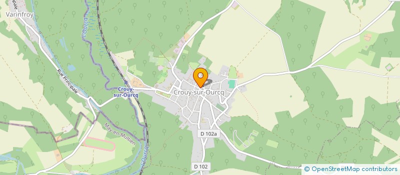 localisation de l'entreprise SCI LES TERRASSES DE MAROLLES  CROUY-SUR-OURCQ