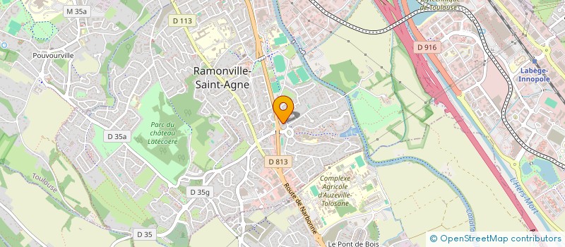 localisation de l'entreprise SCI LES TERRASSES DE PORT SUD à RAMONVILLE-SAINT-AGNE