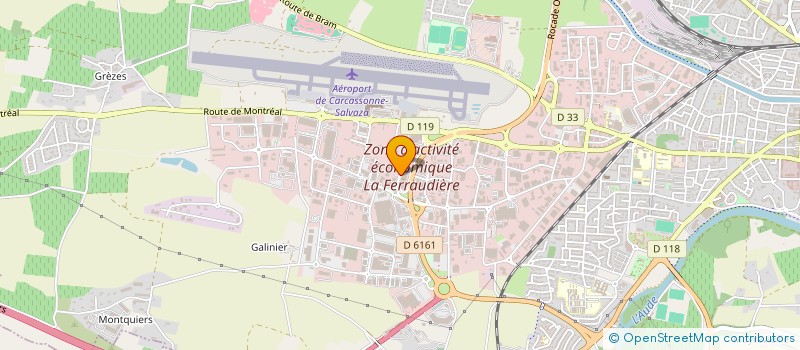 localisation de l'entreprise SCI LES TERRASSES DE SALVAZA à CARCASSONNE