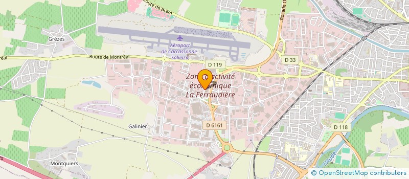 localisation de l'entreprise SCI LES TERRASSES DE SALVAZA II à CARCASSONNE