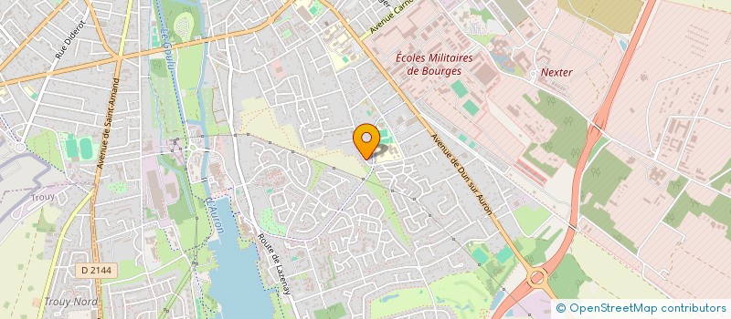 localisation de l'entreprise SCI LES TERRASSES DE VAUVERT  BOURGES