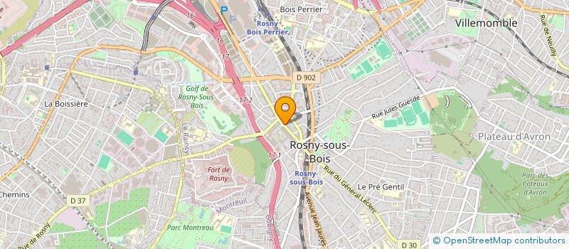 localisation de l'entreprise SCI LES TERRASSES DE VIENNE à ROSNY-SOUS-BOIS