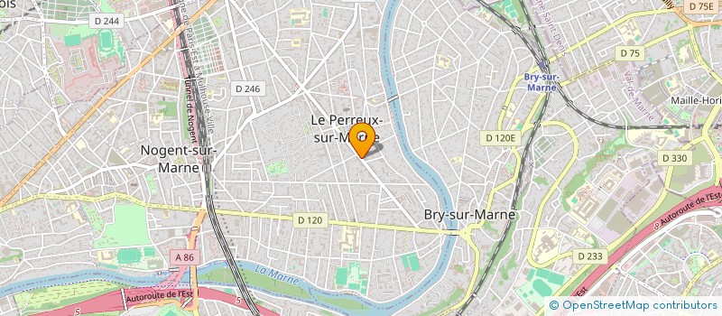 localisation de l'entreprise SCI LES TERRASSES DES ARCS à LE PERREUX-SUR-MARNE
