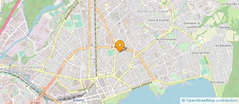 localisation de l'entreprise SCI LES TERRASSES DES CEDRES à ANNECY