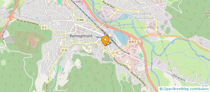 localisation de l'entreprise SCI LES TERRASSES DES MILLERIES  REMIREMONT