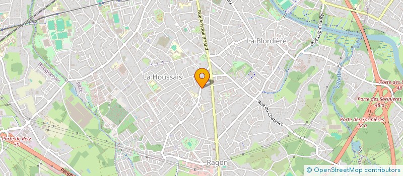 localisation de l'entreprise SCI LES TERRASSES DOREES  REZE