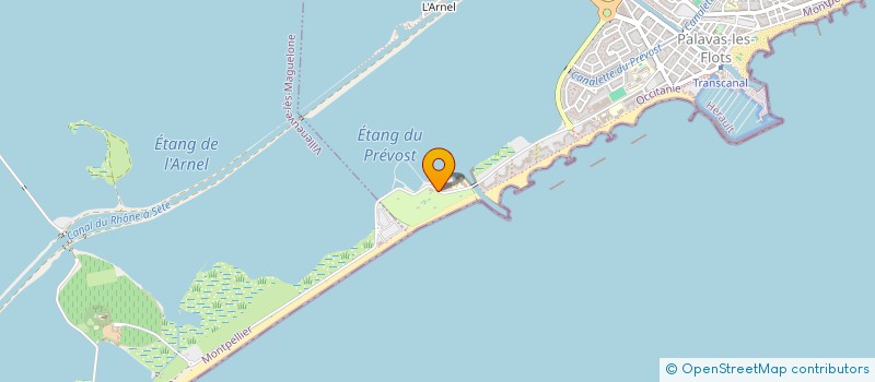 localisation de l'entreprise SCI LES TERRASSES DU GOLF ET DU PONANT à PALAVAS-LES-FLOTS