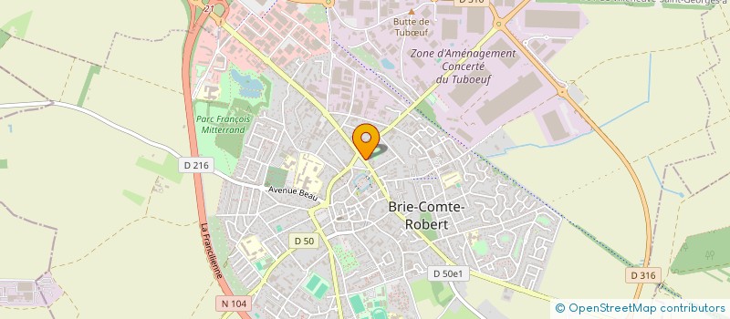 localisation de l'entreprise SCI LES TERRASSES DU MANOIR  BRIE-COMTE-ROBERT