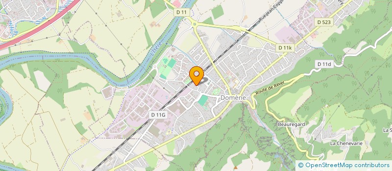 localisation de l'entreprise SCI LES TERRASSES DU PRIEURE  DOMENE