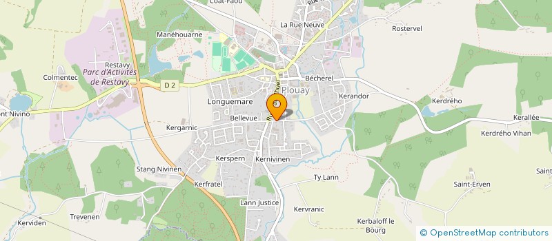 localisation de l'entreprise SCI LES TERRASSES OCEANES  PLOUAY