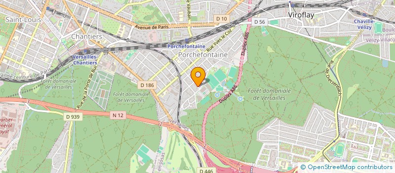 localisation de l'entreprise SCI LES TERRASSES-RICHARD à VERSAILLES