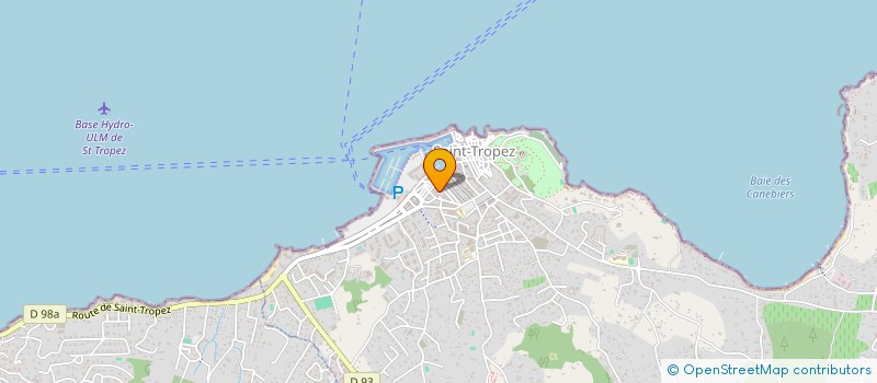localisation de l'entreprise SCI LES TERRASSES WILSON à SAINT TROPEZ