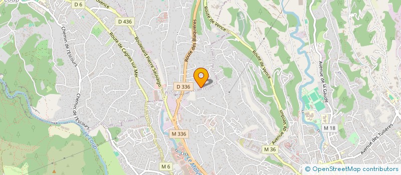 localisation de l'entreprise SCI LES TERRES BLANCHES à SAINT-PAUL-DE-VENCE