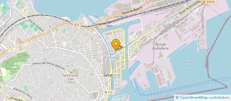 localisation de l'entreprise SCI LES TERRES D OC à SETE