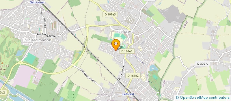 localisation de l'entreprise SCI LES TERRES DE CHAUTAGNE  LEFOREST