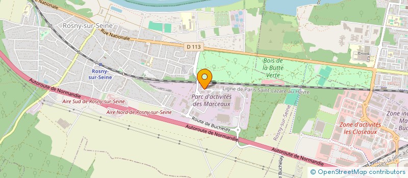 localisation de l'entreprise SCI LES TERRES DE ROSNY  ROSNY-SUR-SEINE