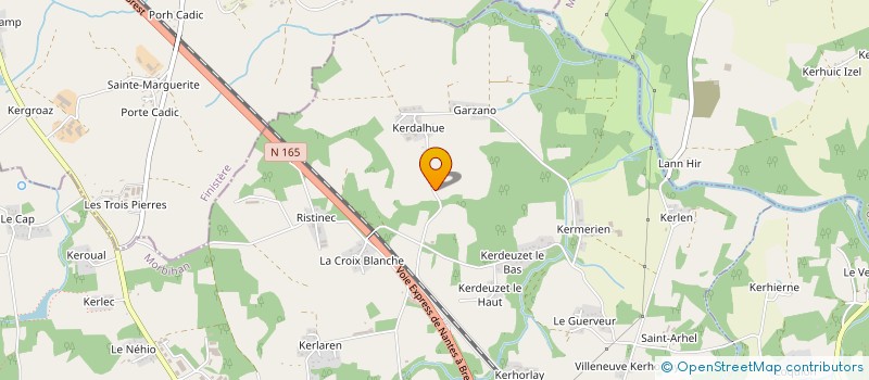 localisation de l'entreprise SCI LES TERRES DE ST LAURENT  LA BREE-LES-BAINS