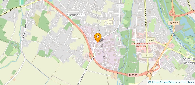 localisation de l'entreprise SCI LES TERRES DU VIEUX BOURG  VILLEMANDEUR