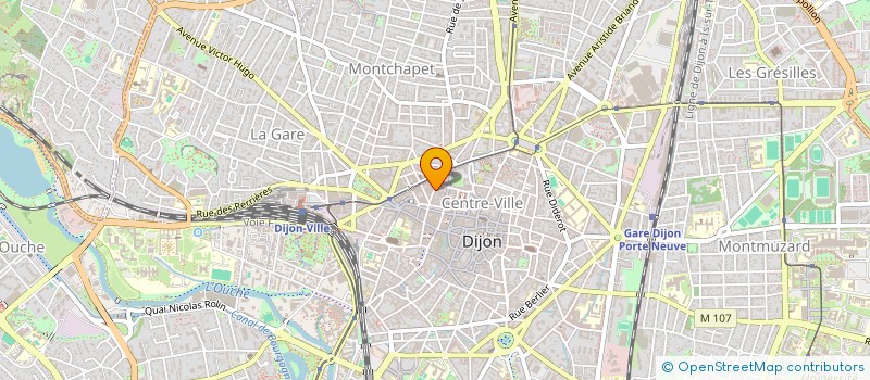 localisation de l'entreprise SCI LES TERRES FROIDES  DIJON