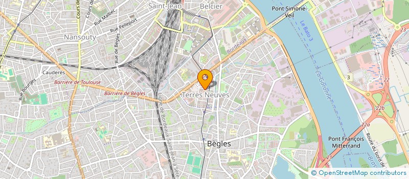 localisation de l'entreprise SCI LES TERRES NEUVES à BEGLES