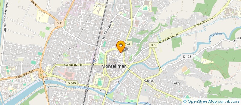 localisation de l'entreprise SCI LES TERRES NOIRES à MONTELIMAR