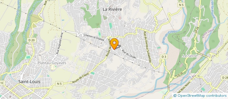 localisation de l'entreprise SCI LES TERRES NOUVELLES  SAINT-LOUIS