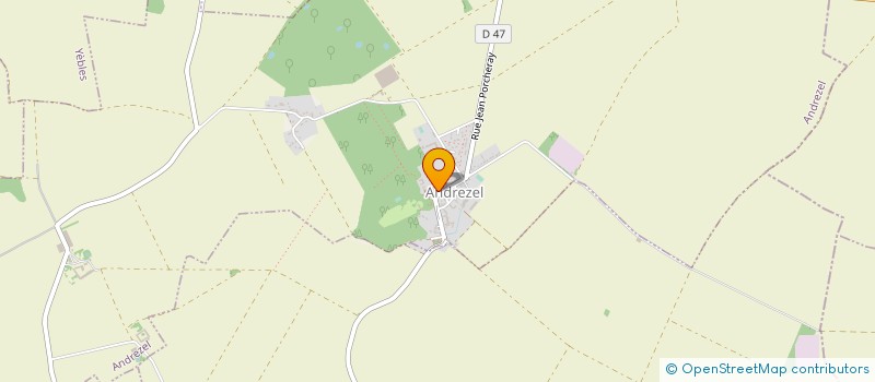 localisation de l'entreprise SCI LES TERRES ROUGES  ANDREZEL