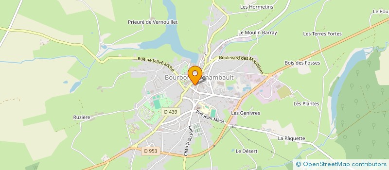 localisation de l'entreprise SCI LES TERRES ROUGES  SAINT-LEOPARDIN-D AUGY