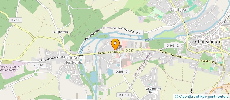 localisation de l'entreprise SCI LES TERRIERS à SAINT-DENIS-LANNERAY